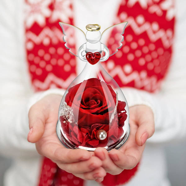 1 stk Evig Rose i Klokke for Kvinner - Rose Forever Rose Gave