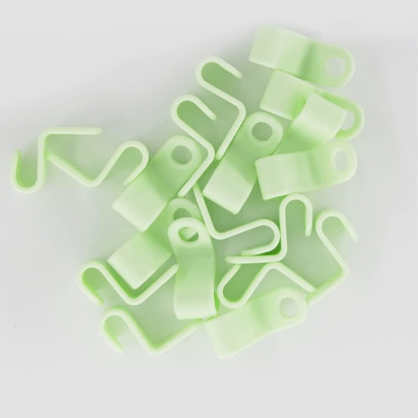 56 Mini Cascading Hängare (Grön), Anslutningskrokar för Hängare,