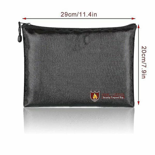 Brandsikkert dokumentpose pengeskab brandsikkert brandsikkert vandtæt 29 * 20 cm