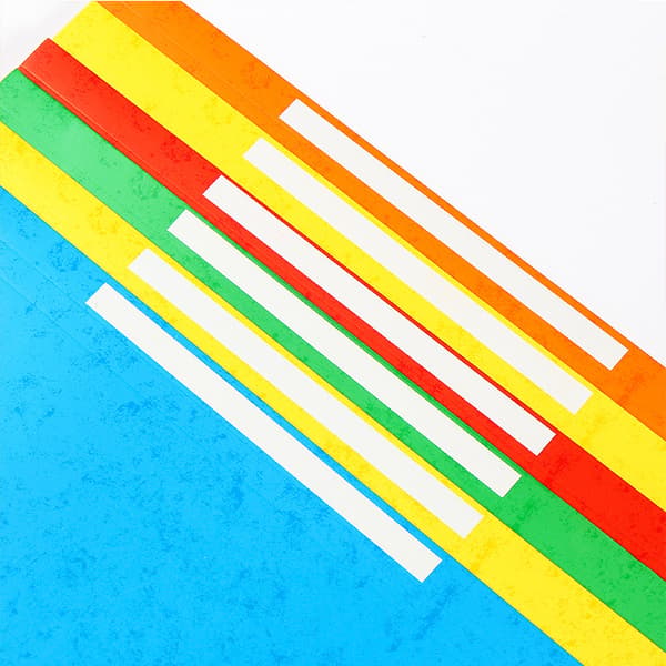 A4 Format Papirkasser med Elastisk Lukning Assorterede Farver