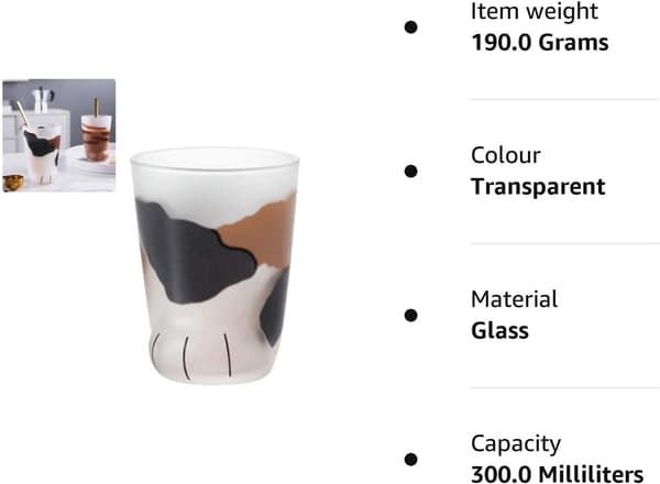 1 love katteklo glass, tigerklo kopp kontor Kaffe kopp