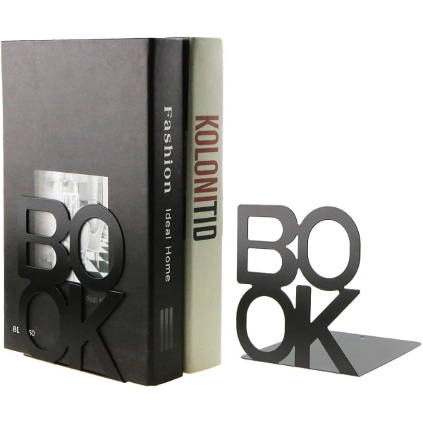 2st metall bokstöd Bokstäver Design Enkel bokstöd bok
