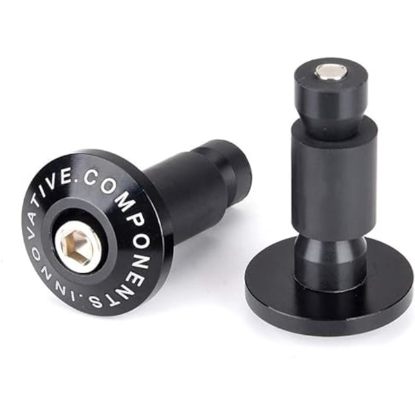 (Svart) Motorsykkel 7/8'' Styreender Vekt Styregrep