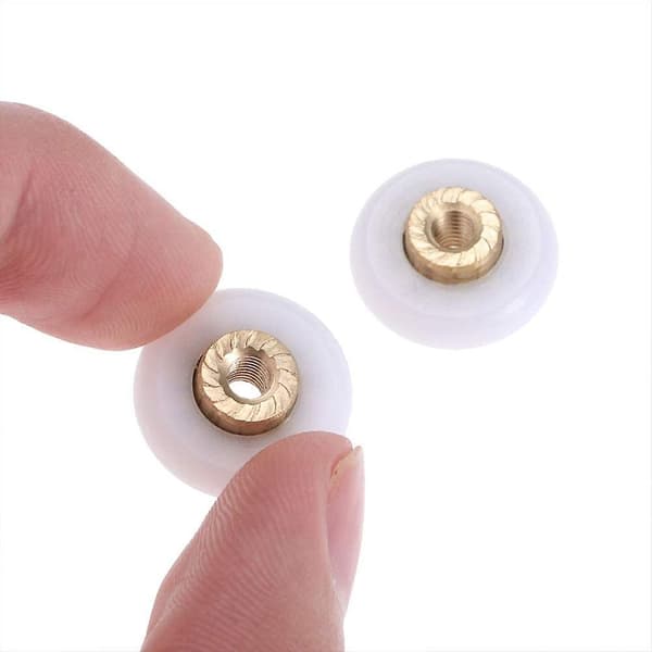 10-pakning dusjdør erstatningsruller (25mm)