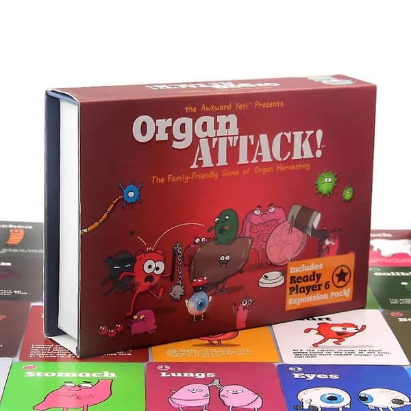 Human Organ Attack Kort Party Multiplayer Casual Brädspel