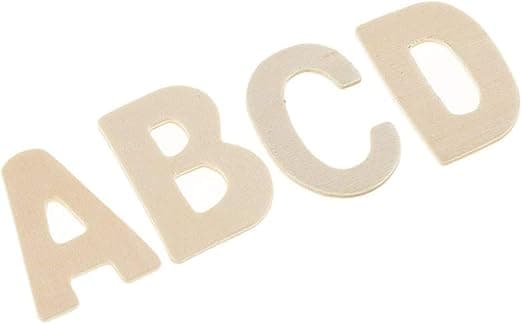 1 sett med trebokstaver A til Z i tre for
