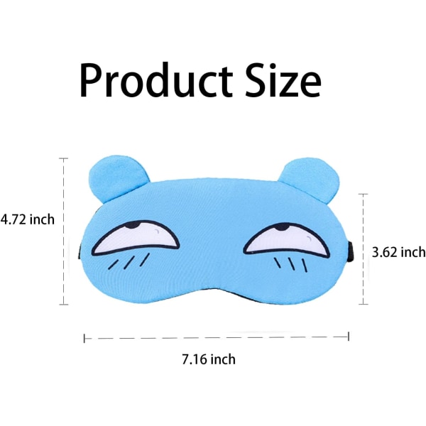 2-pack Söta Sovmasker, Mjuka Fluffiga Sovmasker Vila Ögonmasker Resa Sovmasker Barn Pojke
