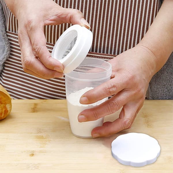 1 stk. Melsigte Bagepulversifter Shaker Sigte Pulver Shaker