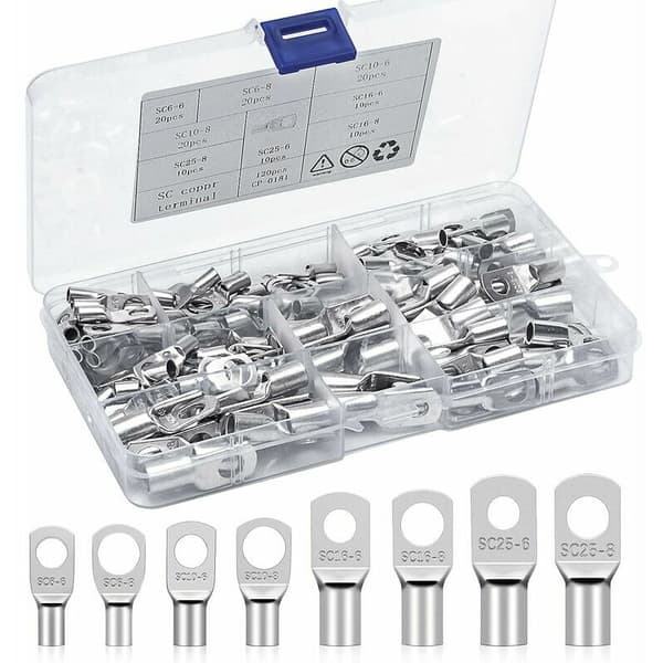 Crimp Terminal Kits Electrical Terminals 6mm² 10mm² 16mm² 25mm² R