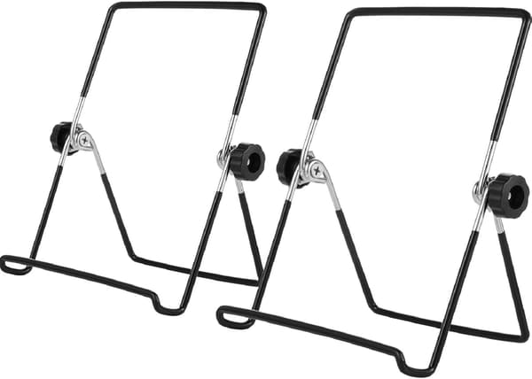 2-pack (Svart) Staffli Bildramsställ Justerbar Vikbar