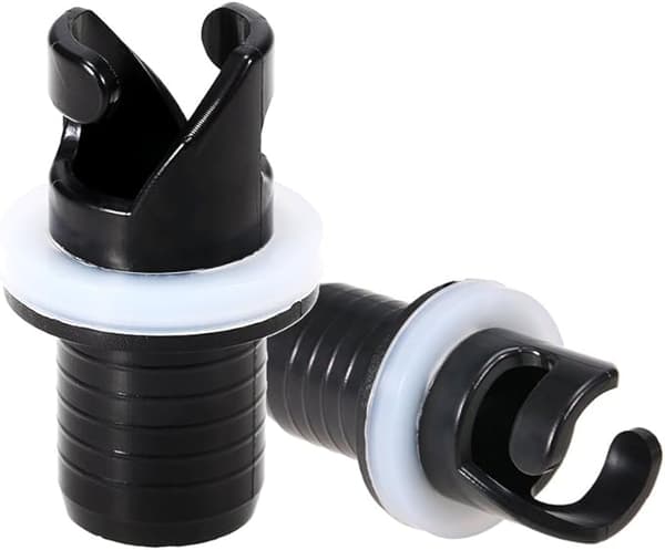 2 stk oppblåsbare båt kajakk luftventil inflator adapter AIR FOOT