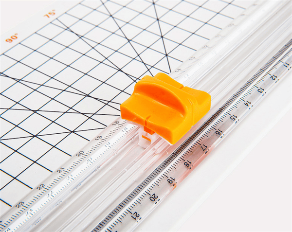 1 stk (Hvit) A4 Papirkutter, Papirtrimmer Guillotin med