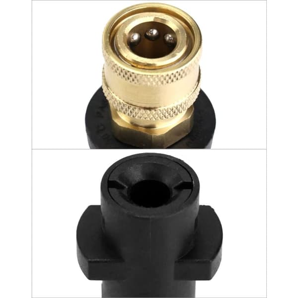 SHINING HOUSE Højtryksspulerpistol Adapter, 1/4\" Messing Hurtigkobling