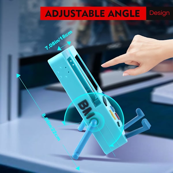 Laderstativ for Nintendo Switch OLED-tilbehør Bærbar Dokk Kompatibel Søt Holder Spillstativ Videospillrom