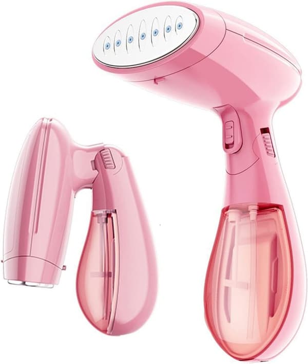 1 styck (Rosa) Uppgraderad Bärbar Mini Strykjärn, 180 °