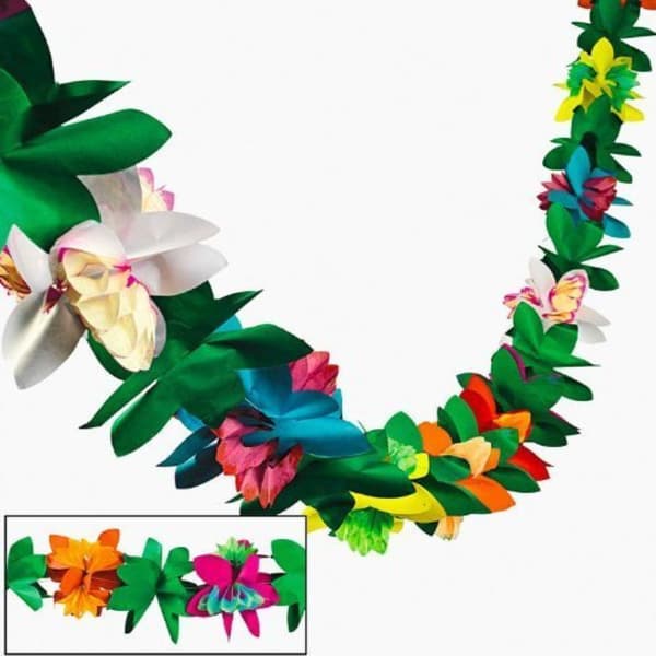 Hawaiiansk Fest ny stereoskopisk papirblomst pullover 3M