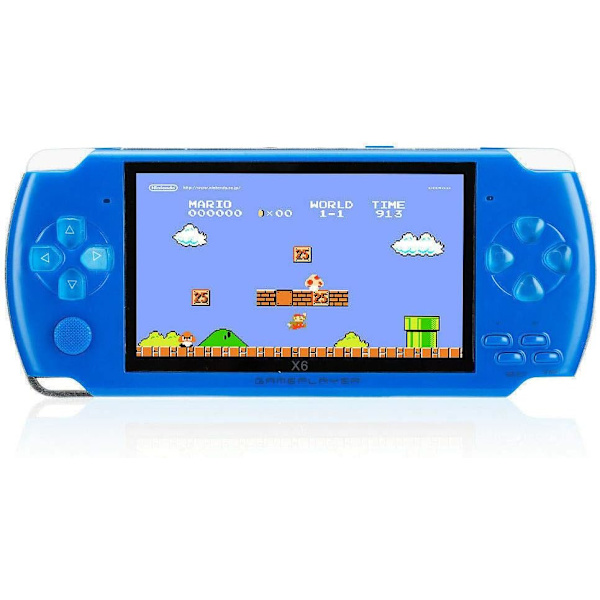 8 GB 128-bit 10 000+ spel 4,3-tums retrohandhållen videospelkonsol