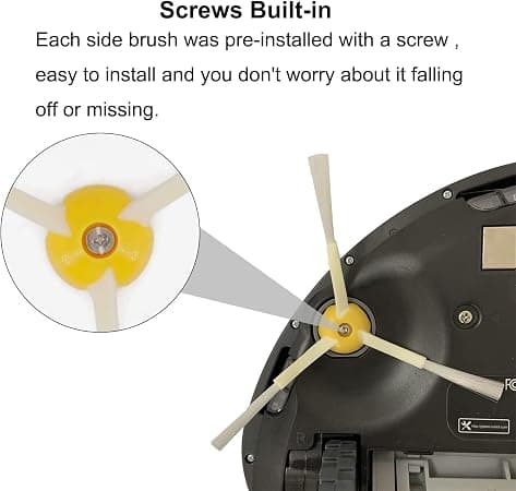 4 Rumba Sidebørste Reservedele til iRobot Roomba 600 700