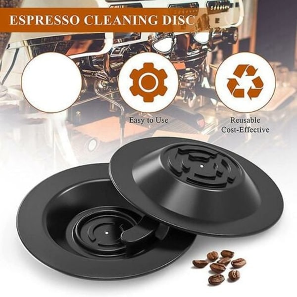 4 kpl Espresso Backflush -piidioksidi puhdistuslevy espressokoneille