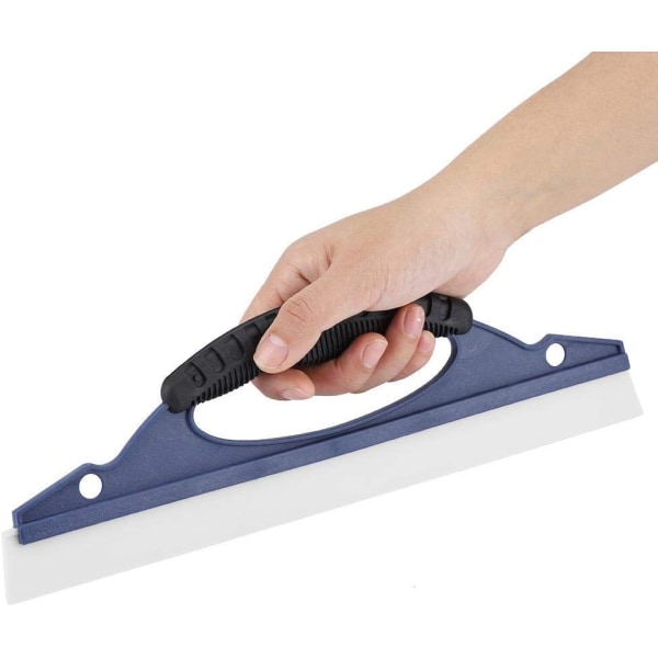 1 Stycke Blå Duschsqueegee, Fönster- och Dörrglas Squeegee