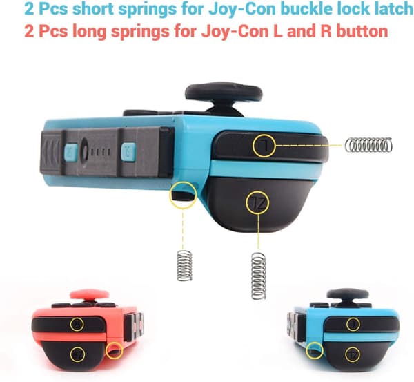 Joycon-styrspakar - Reparationsverktygssats för Switch Joycon, Ersättningsstyrspak för Nintendo Switch Joycon och Switch Lite