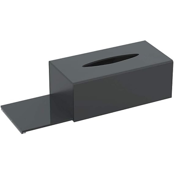 En sort kosmetisk æske, 26cm × 14cm × 10.5cm, vævpapiræske med