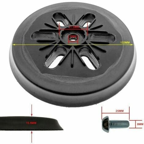 Slipeskive for Bosch eksentersliper GEX 150 AC, PEX 15 AE, GEX