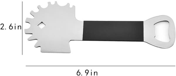 Børstefri Metall Grill- og Stekeplate Skrape - Sølvfarget