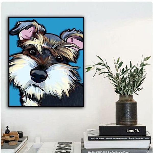 5D diamantmaleri valpe stue dekorasjon maleri DIY