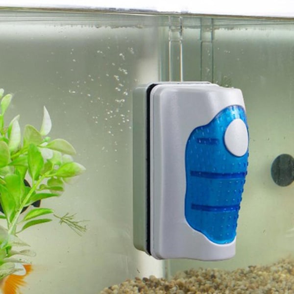 Magnet akvarierensere, glas akvarium magnetisk algeskraber