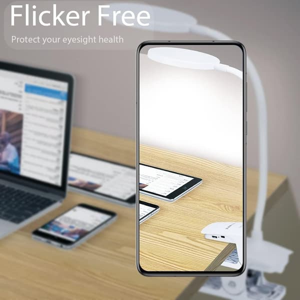 Bærbar Skrivebordslampe Mini Clip Lampe