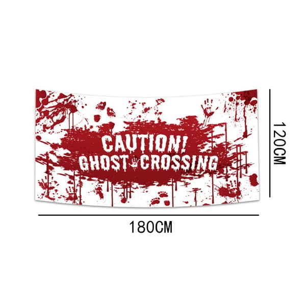 Festpyntssæt, Halloween-tema Tilbehør Banner Hvirvel