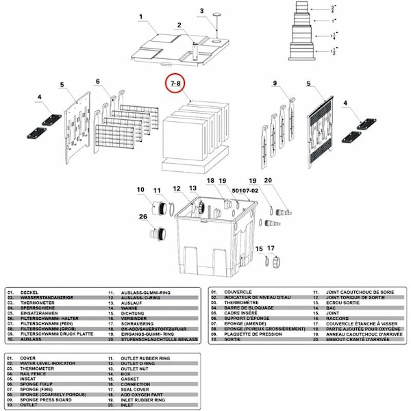 Sats om 5 vattenpass, Ø 12 mm diameter, precisionsvattenpass