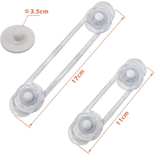 Baby Door Blocks, 4 PCS Baby Safety Lock Safety Lock Plastic