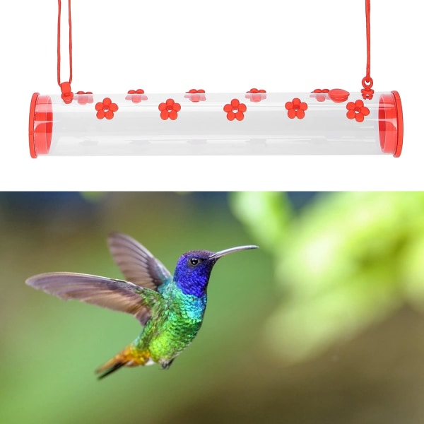 1 stk (40 cm) Kolibri Foder, Vandret Hængende Fuglefoder med