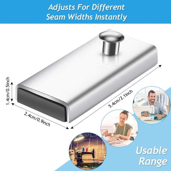 2-delad magnetisk sömguide för symaskin