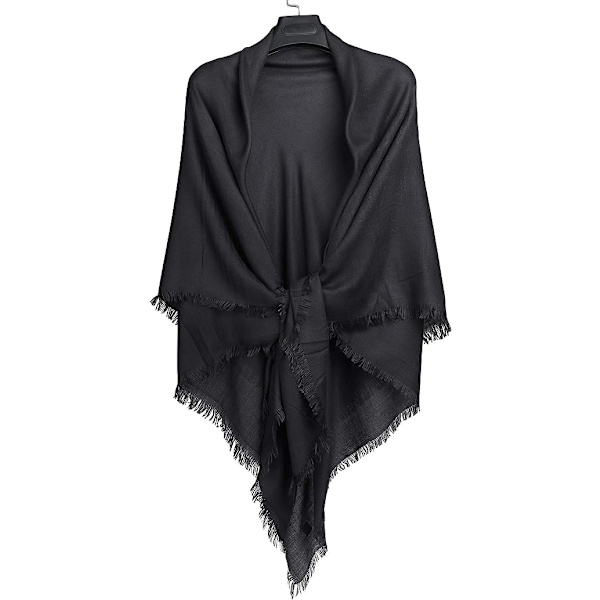Dame Square Shawl Foulard Sjal i Bomuld til Efterår/Vinter