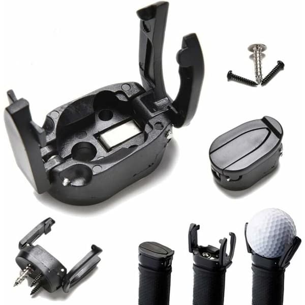 Sort-2 stk./pose Mini Golfboldopsamler til åben putter og boldopsamlingsværktøj Golftilbehør Golfboldopsamler,...