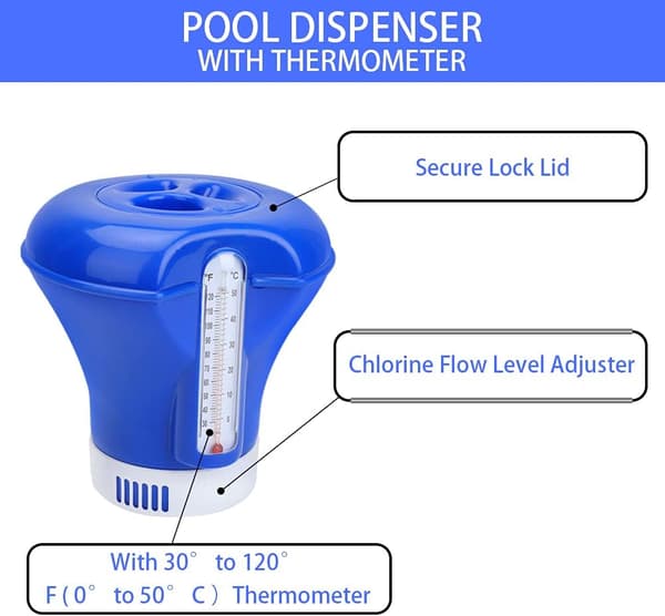 8 Tommer Flydende Klor- og Bromtabletdispenser