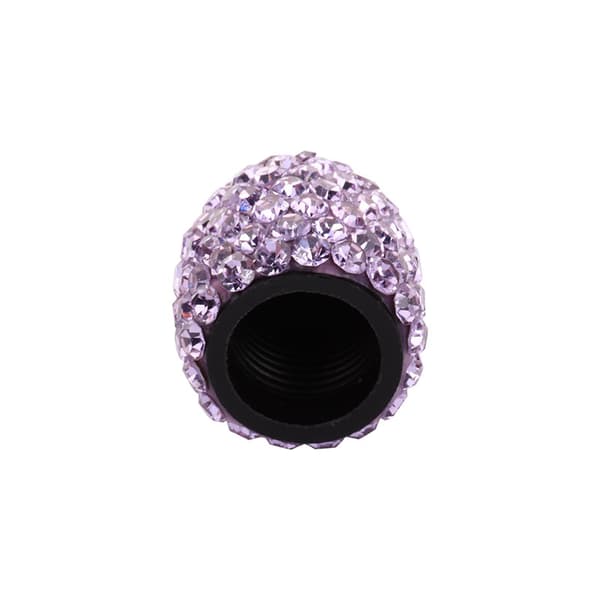 4 stk. Bling Dekkventilhetter Håndlaget Krystall Rhinestone