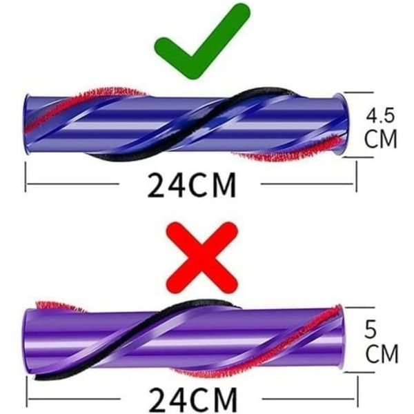 Børstevalse for Dyson V6 V7 Animal erstatningsdel