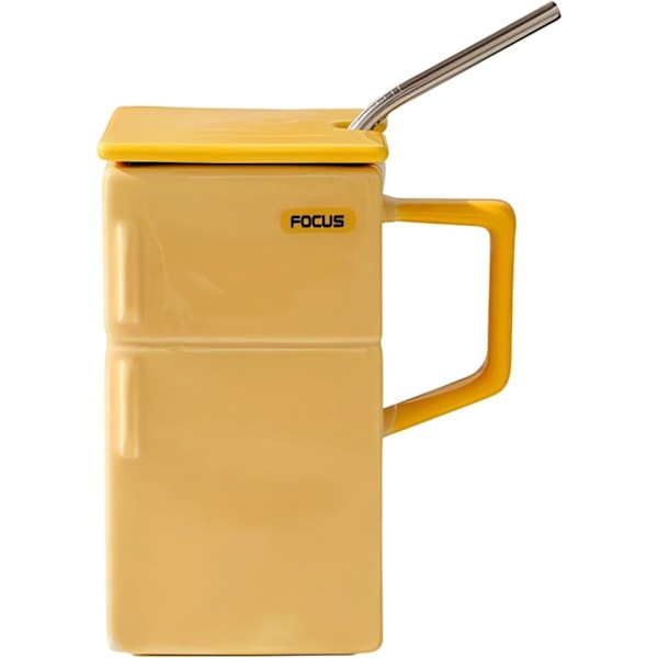 Keramiske Kaffe Krus, Keramiske Kaffe Kopper, Keramiske Kopper til Latte, varm te, Cappuccino, Mocha, kakao, Køleskab Design