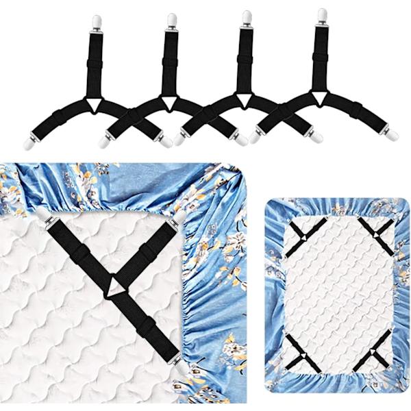 4-pack Lakansband, Triangulär Lakansfäste, Spänd Lakansklämma