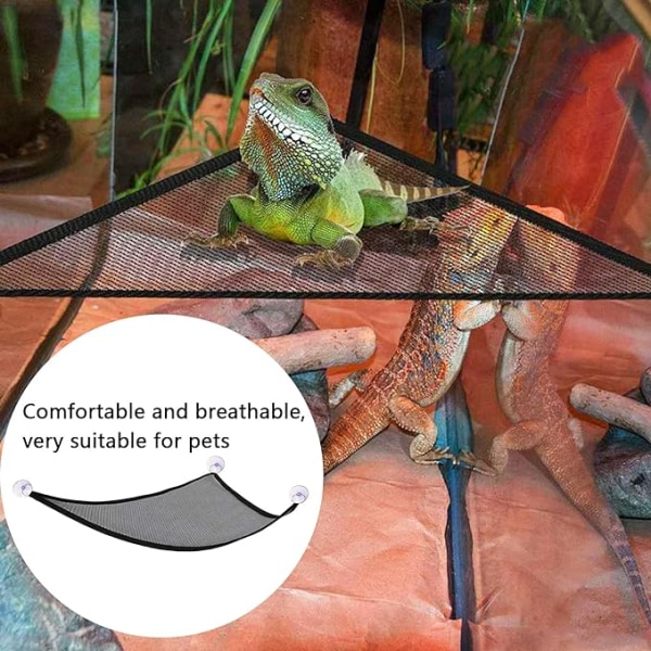 2 st Reptilhängmatta Nät Hängmatta Ödla Reptil Hängande Reptil