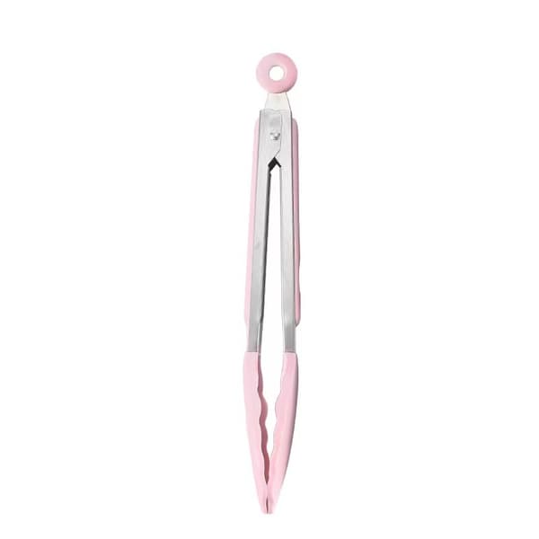 Mini Silikon Bestikholder Sæt af Tre, 7 tommer, Pink