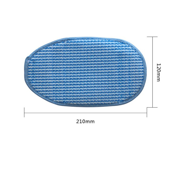 2-lags Mikrofiber Dampmopp Matte med Damp Hansker, Hard