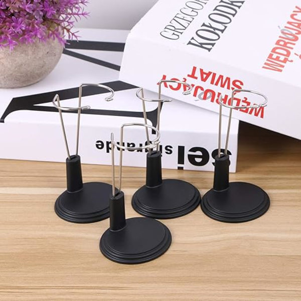 4 Sorte Dukkestader 15cm Dukke Suit Model Står Figur Pige Dukke