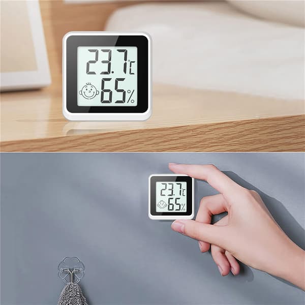 3 stk. Innendørs Termometer Mini Digital Termometer Hjem