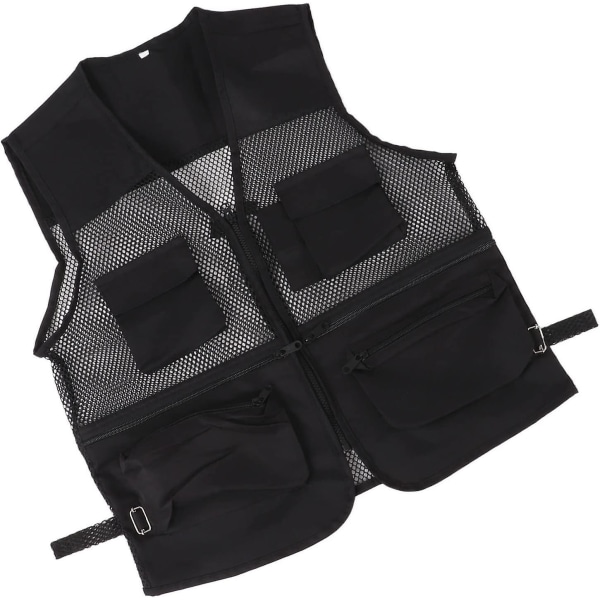 Mesh Fiskeväst 80kg, Hållbar och Andningsbar Multificka Herrsommarväst för Fiske Utomhus
