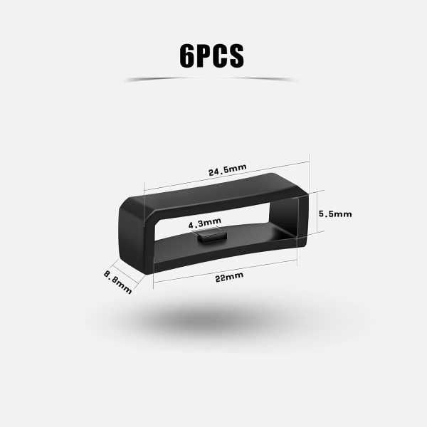 Watch Band Holder Buckle, Silicone Replacement Watch Fastener